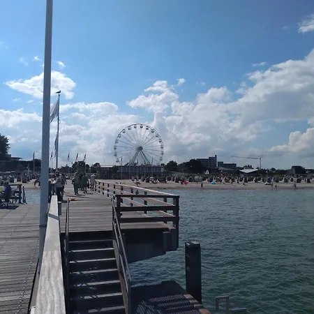 Apartament 8 Im 1stock, Box -betten, Terrasse Mit Strandkorb